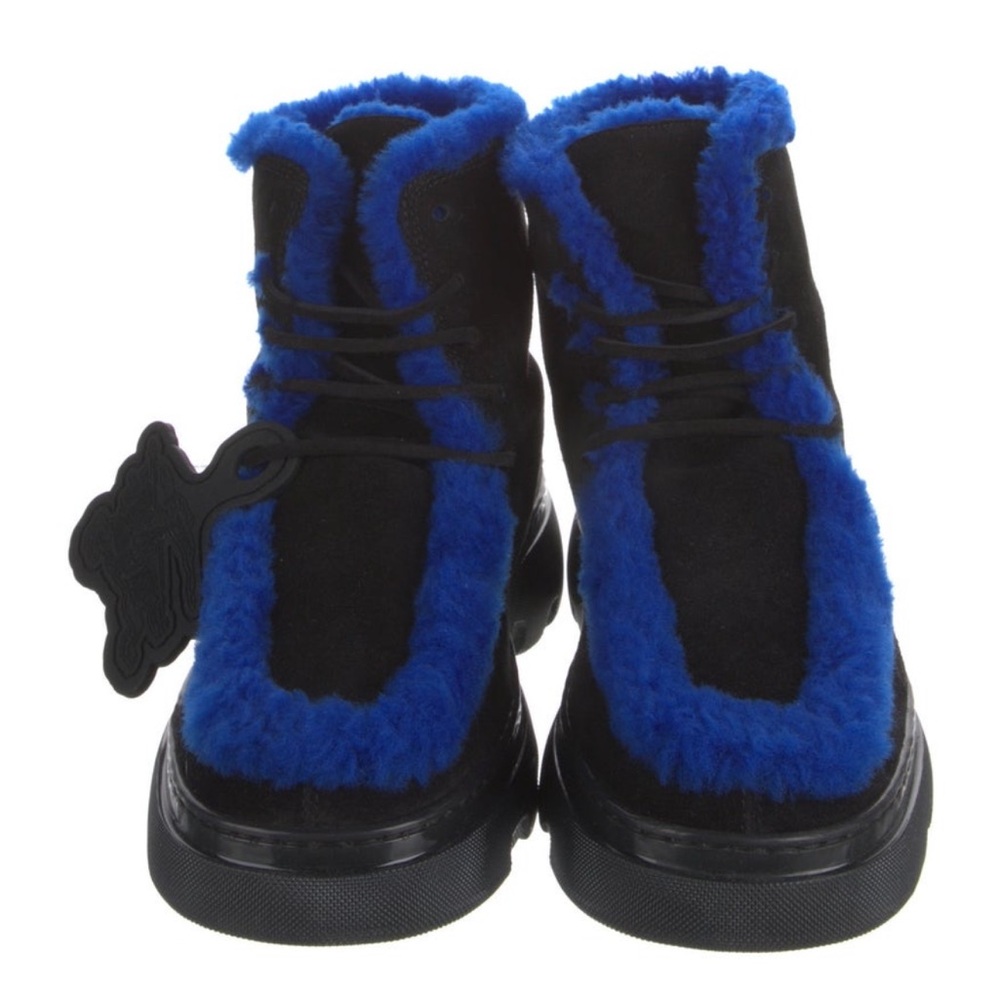 Burberry Suede Lug Boots - Picture 5 of 5